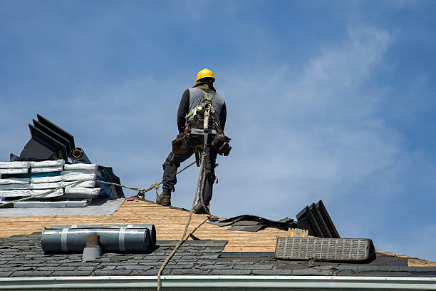 Professional Metal Roofing technician working in Melrose Park, NY